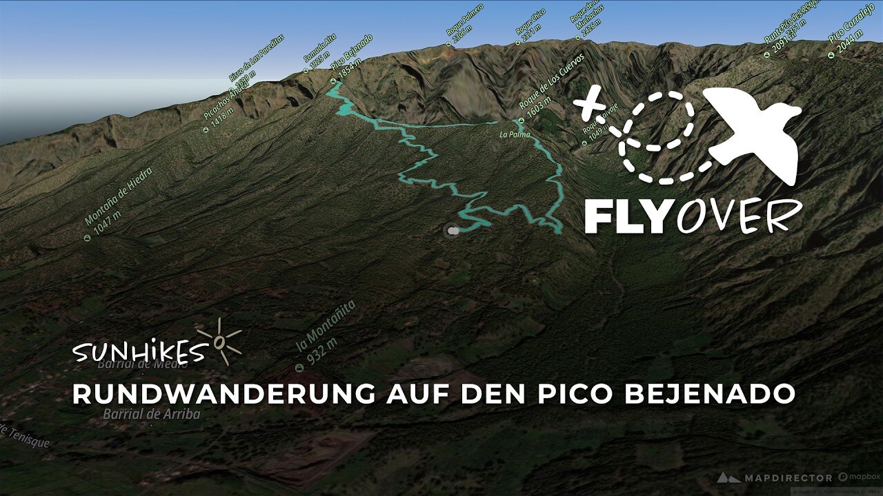 Gigantische Kraterausblicke auf La Palma: Die große Bejenado-Rundtour im Flyover Video