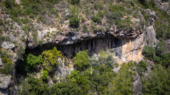 Felsformation am Barranco de las Chorreras