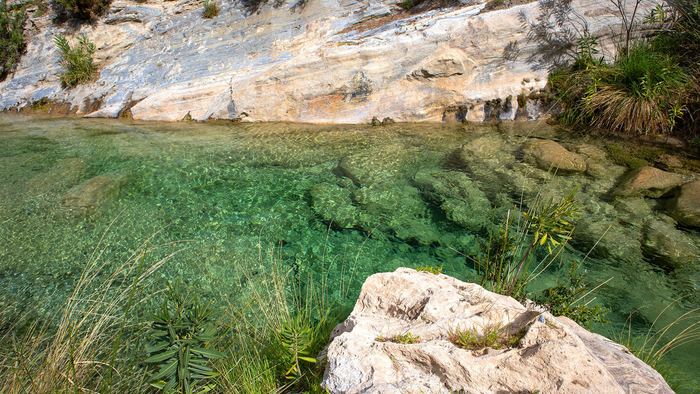 grüne Wasserbecken am Rio Verde grüne Wasserbecken am Rio Verde