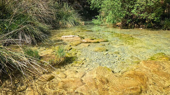 Wasserbecken an der Junta de los Rios