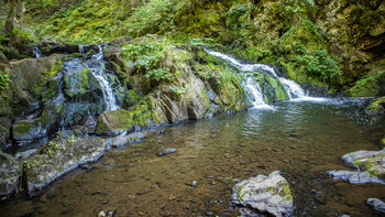 kleiner Wasserfall in der Rötenbachschlucht