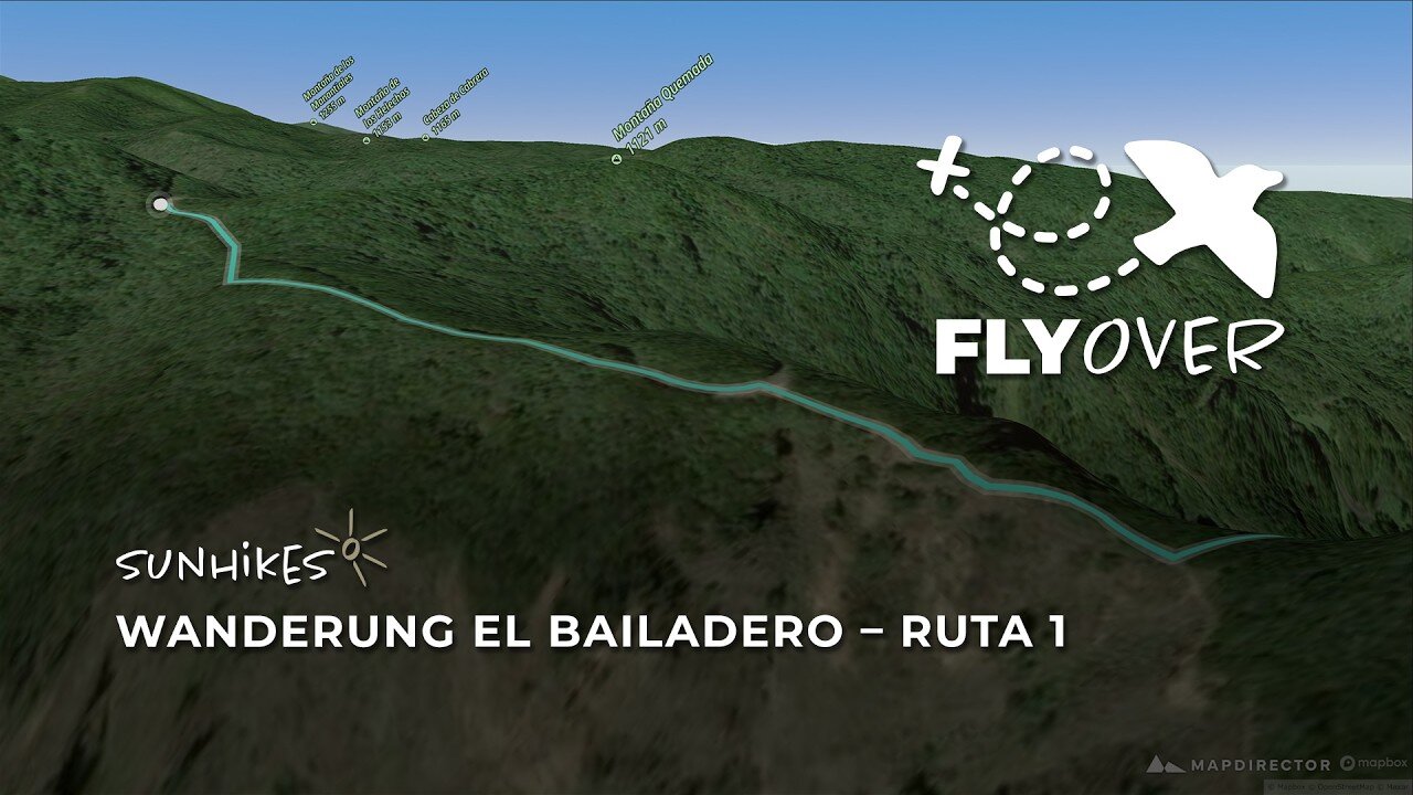 Traumhafte Grat-Aussichten: Die Ruta 1 nach El Bailadero im 3D-Flyover