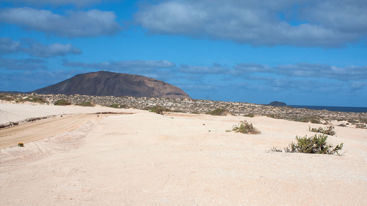 Sanddünen am Strand Playa del Ámbar