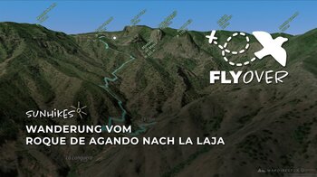 Spektakuläre Vulkankegel & Kiefernwälder: Wanderung vom Roque de Agando nach La Laja im 3D-Flyover