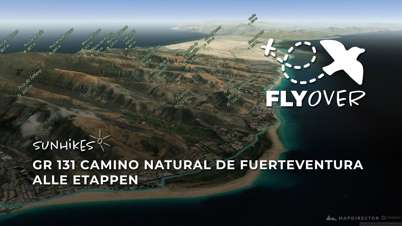 160 Kilometer Inselabenteuer: Der GR 131 Camino Natural de Fuerteventura komplett im Flyover