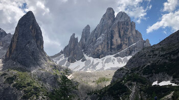 der Zwölferkofel in den Sextener Dolomiten
