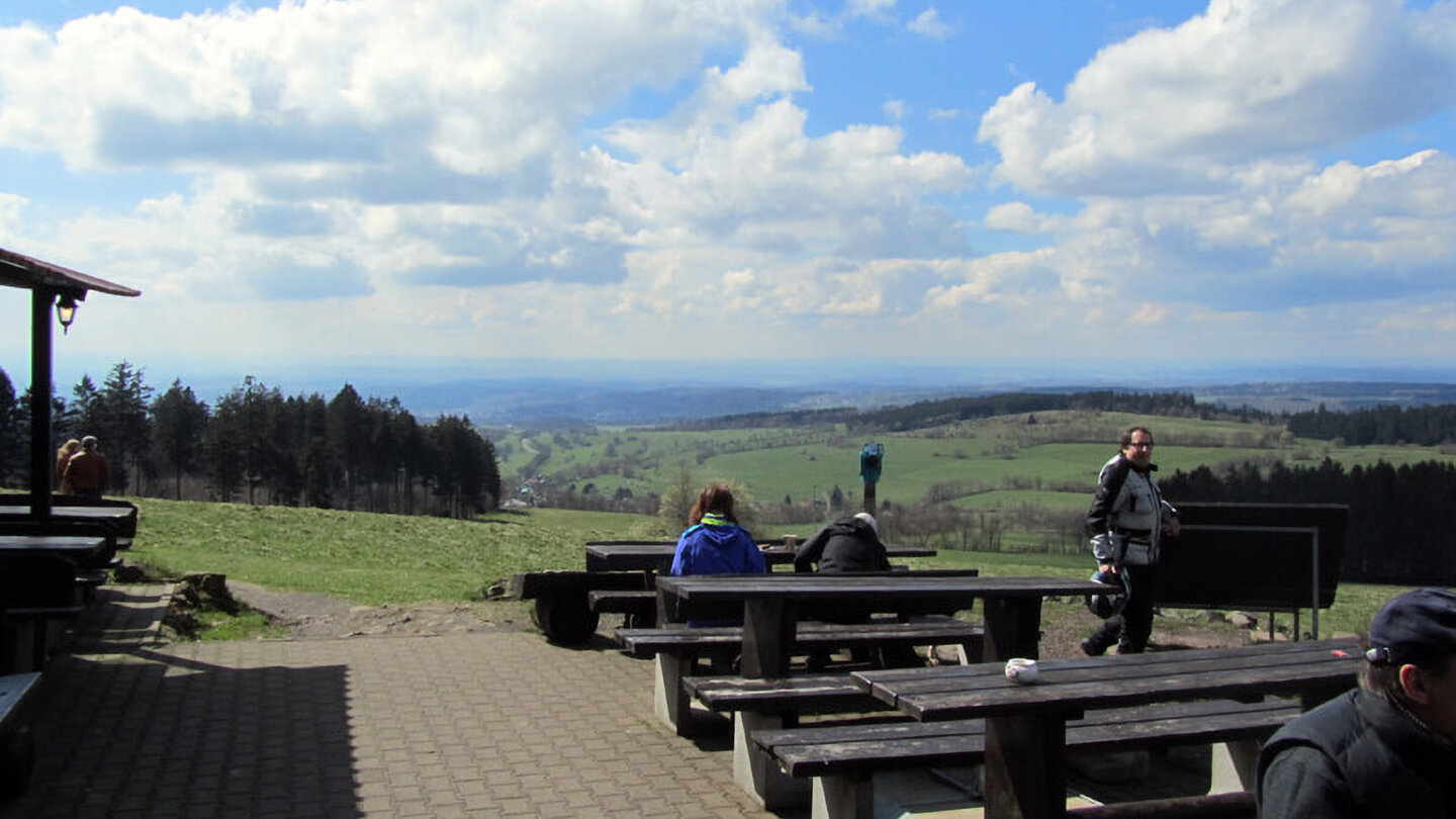 Ausblick am Imbiss zur schönen Aussicht