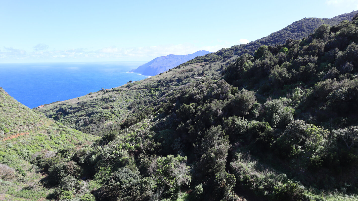Ausblick entlang der Nordküste La Palmas bei Don Pedro Ausblick entlang der Nordküste bei Don Pedro