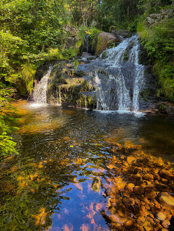 oberer Wasserfall bei Menzenschwand