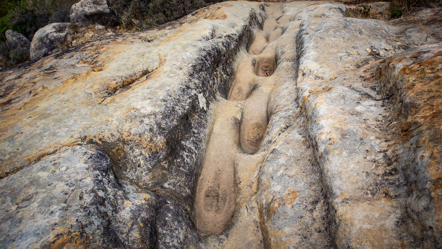 Trittstufen am Sendero Río Hozgarganta