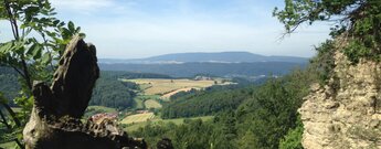 Ausblick am Aussichtspunkt Nase