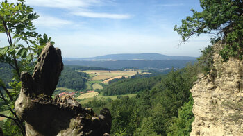 Ausblick am Aussichtspunkt Nase
