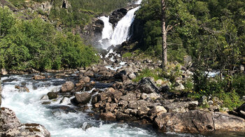 Wasserfall Nyastølfossen