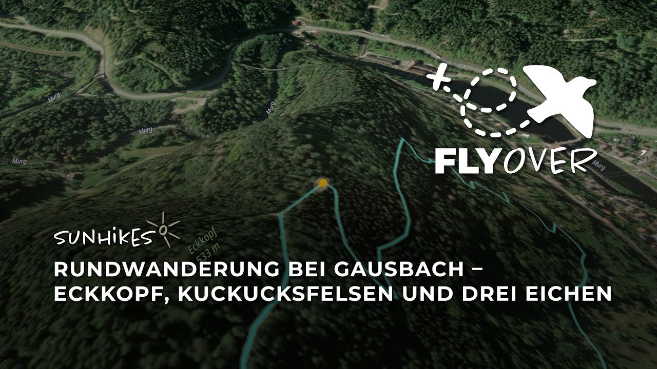Anspruchsvolle Rundwanderung Gausbach: Eckkopf, Kuckucksfelsen & Drei Eichen – Flyover