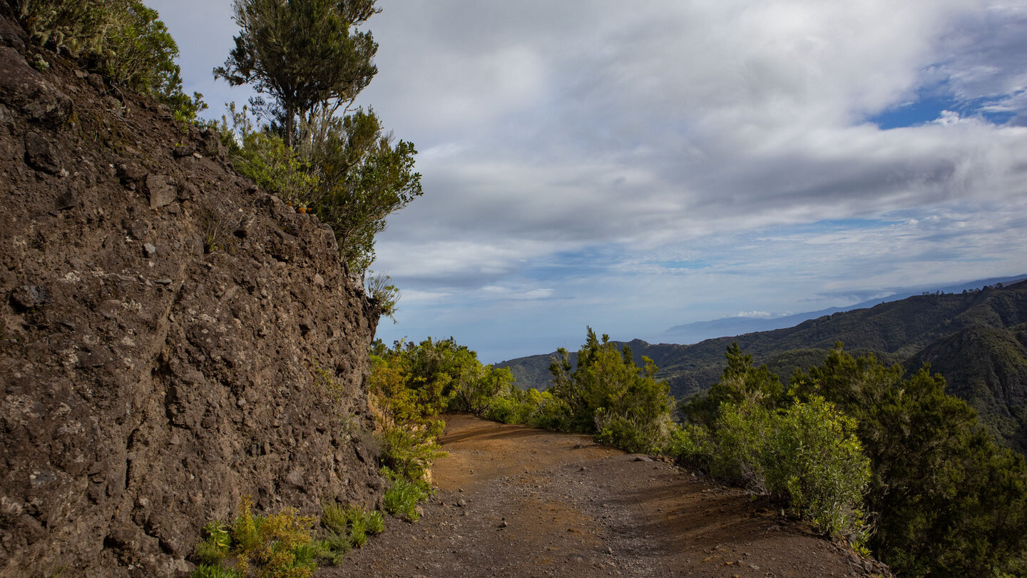 Wanderung entlang der Pista Monte del Agua