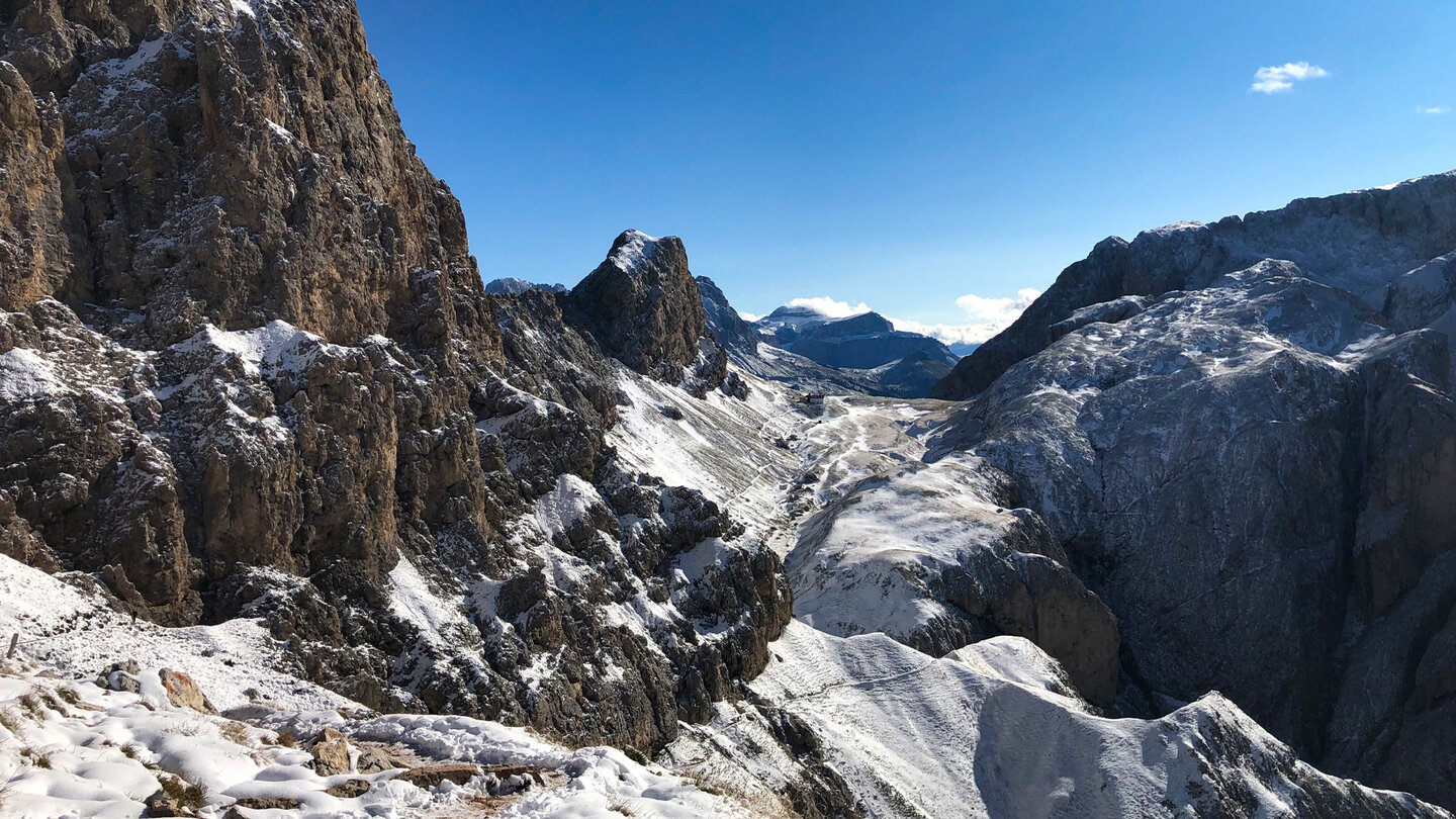 Zwischenziel des Tages: die Roterdspitze im Rosengarten Roterdspitze im Rosengarten