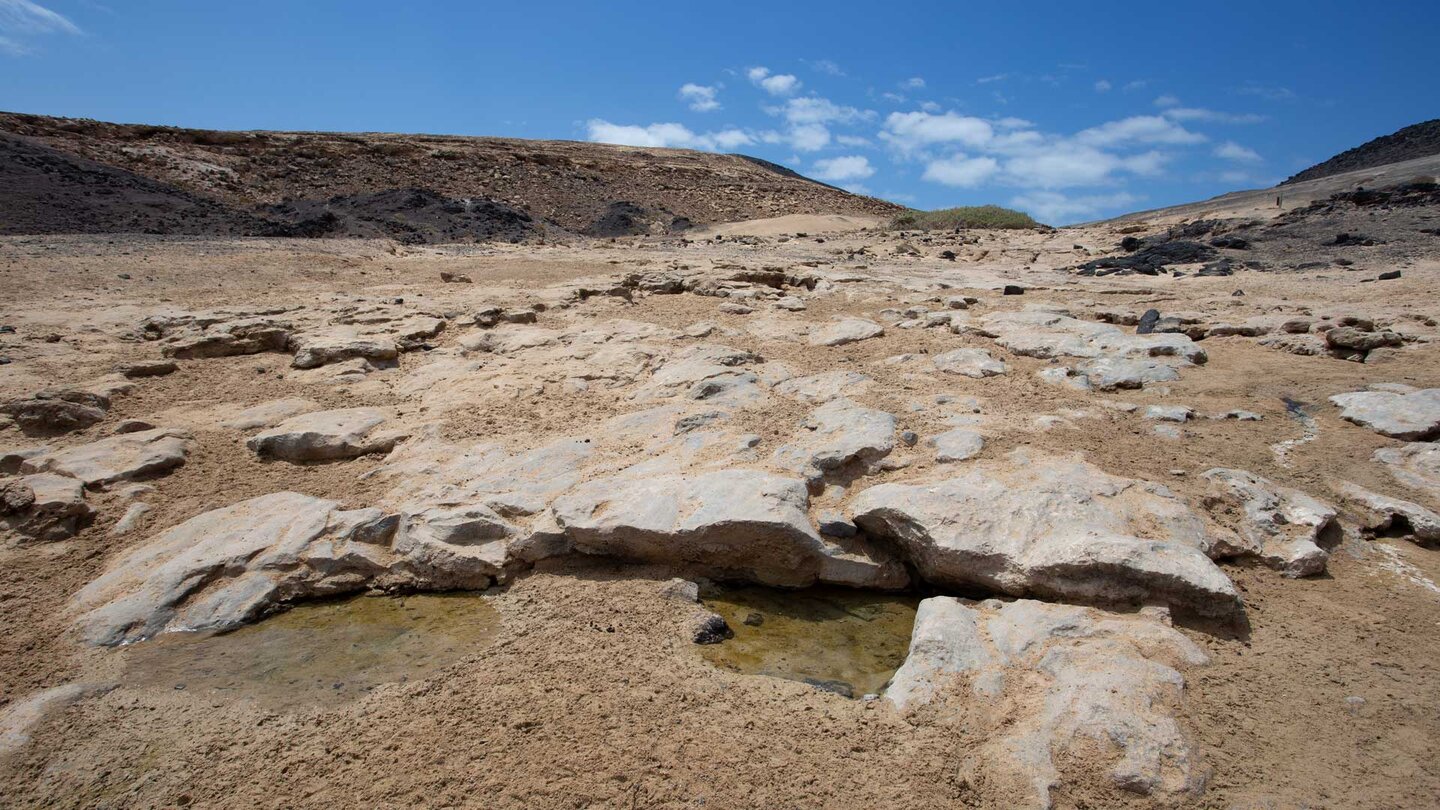 Wasserstellen bei Aguas Cabras