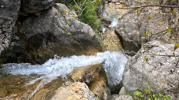 Kaskaden am Bach Arroyo de la Eruela