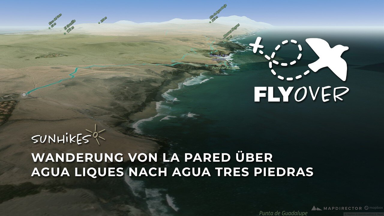 Küstenabenteuer im Flyover: Von La Pared über die fossilen Dünen nach Agua Tres Piedras