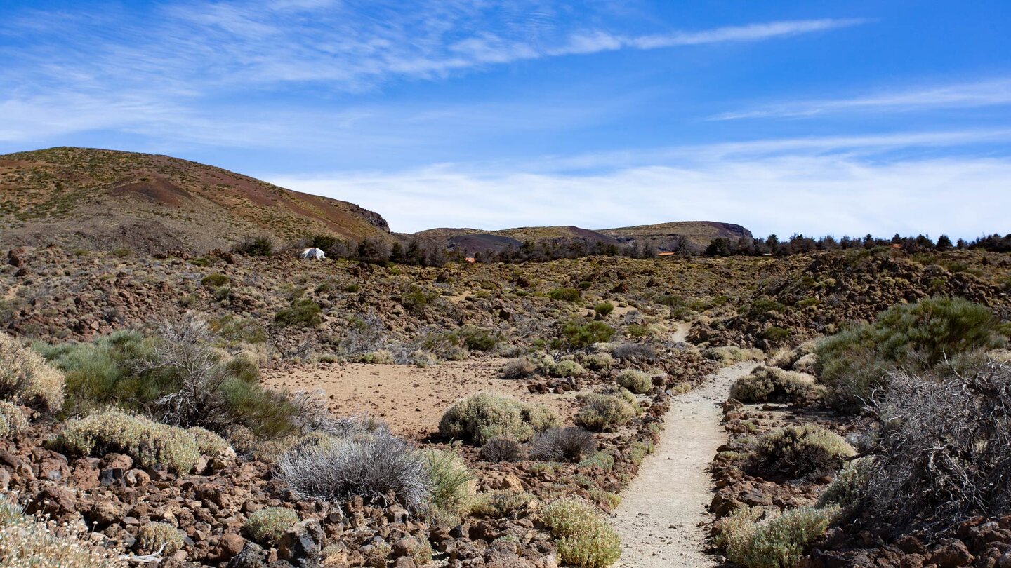 der Wanderweg bei El Portillo