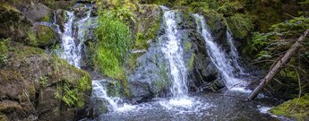 Wasserfall an der Wanderung durch die Rötenbachschlucht