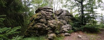 Felsenformationen am Barenberg im Naturpark Harz