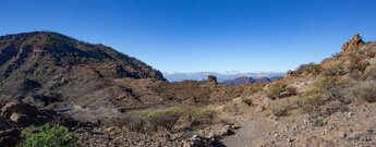 Blick vom Wanderweg zum Montaña de Tauro