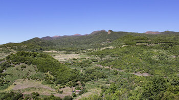 Ausblick auf die Vulkane der Cumbre Vieja