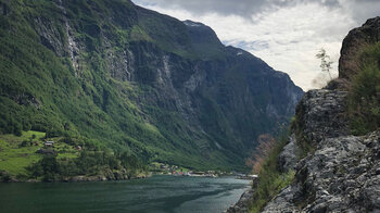Blick nach Gudvangen