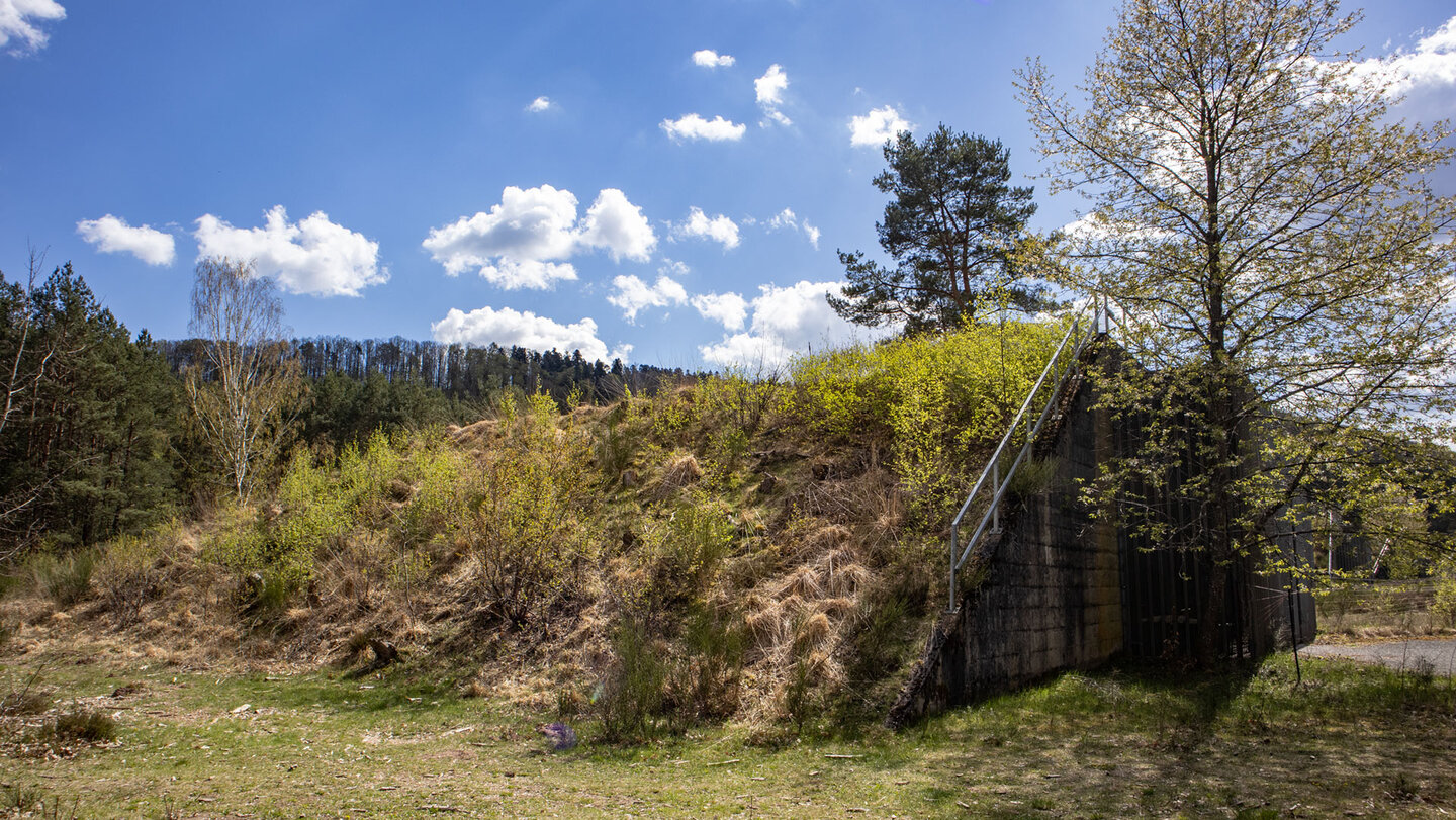 Munitionslagerhäuser in der Denkmalzone Area One