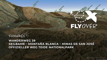 Flyover Video: Der offizielle Verbindungsweg von der Seilbahn zu den Minas de San José