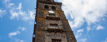 der Glockenturm der Iglesia de la Concepcíon in La Laguna