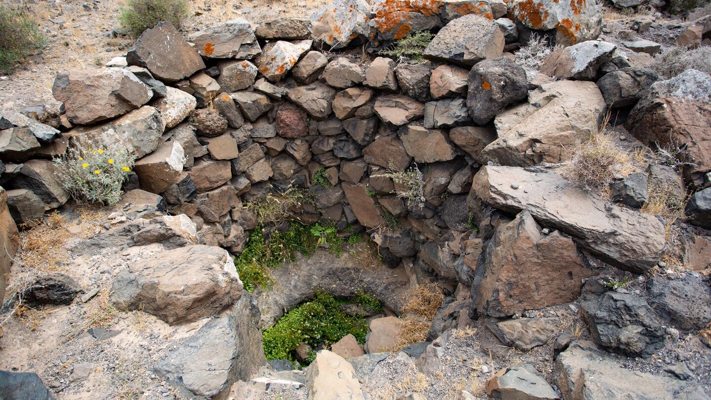 versiegter Brunnen am Montaña de la Muda