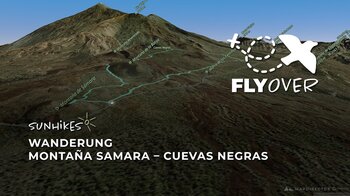 Im Reich der schwarzen Höhlen: Vulkantour am Pico Viejo auf Teneriffa im anschaulichen Flyover Video