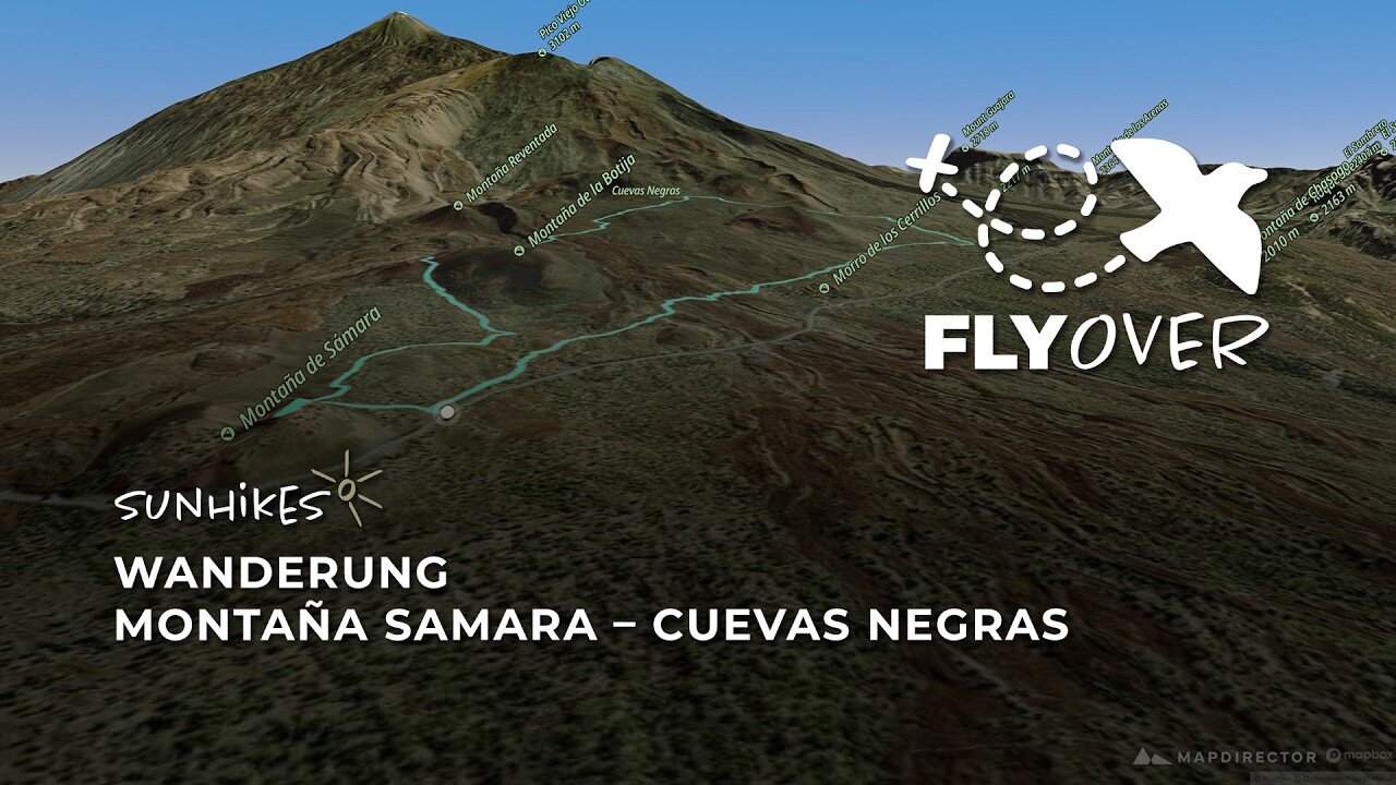 Im Reich der schwarzen Höhlen: Vulkantour am Pico Viejo auf Teneriffa im anschaulichen Flyover Video