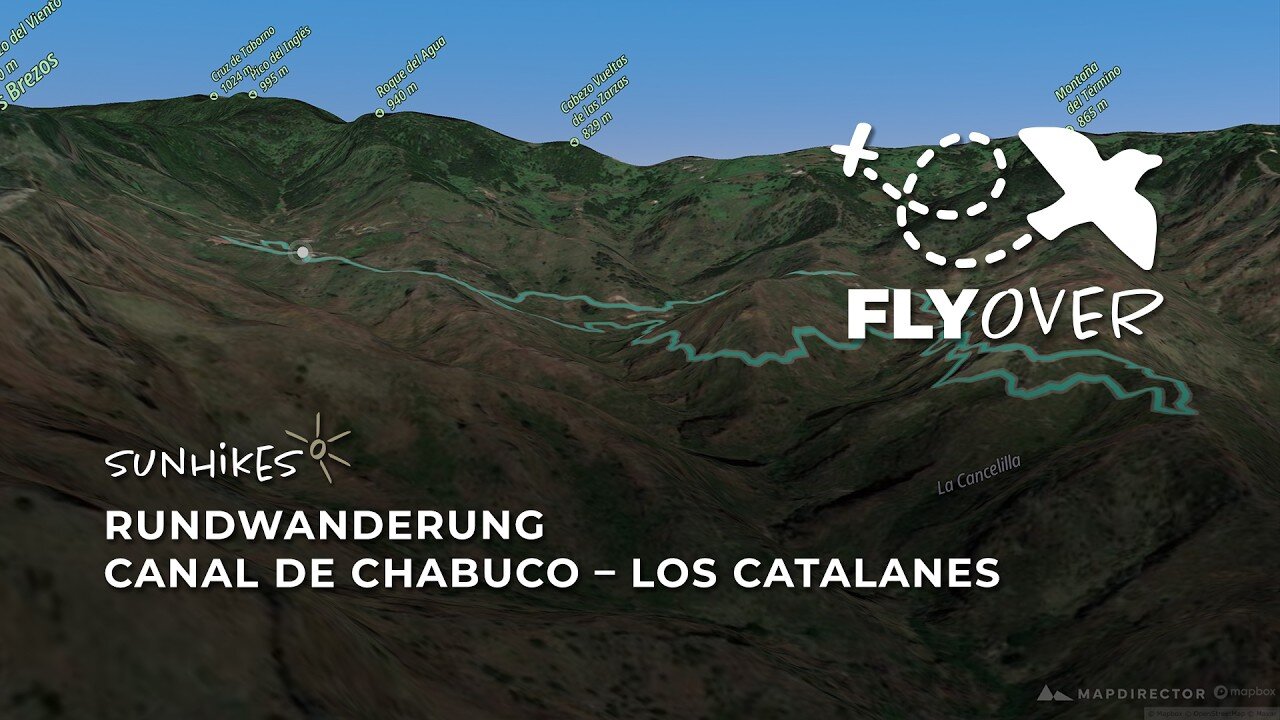 Abenteuer auf dem Canal de Chabuco: Die Tunnel-Rundtour im 3D-Flyover Video