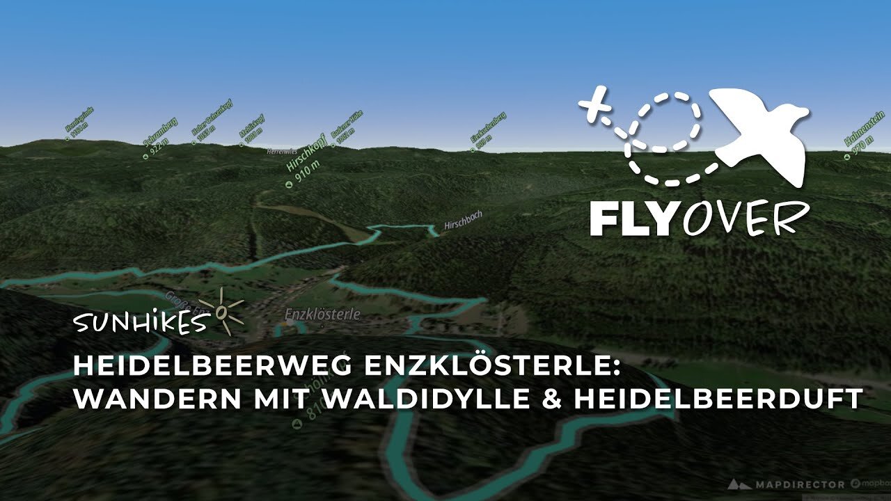 Heidelbeerweg Enzklösterle: Genießerpfad – Flyover