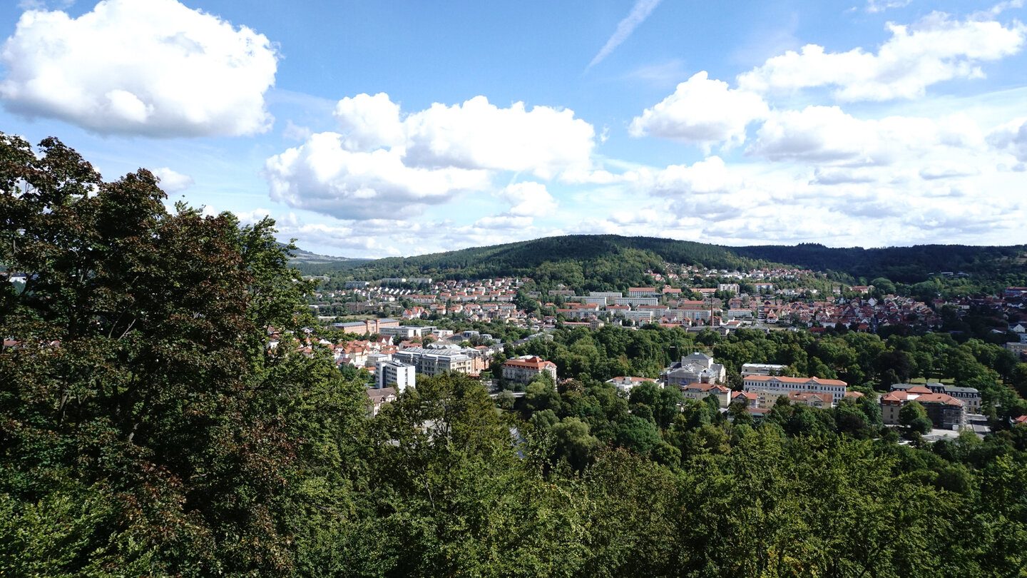 Ausblick auf Meiningen im Werratal