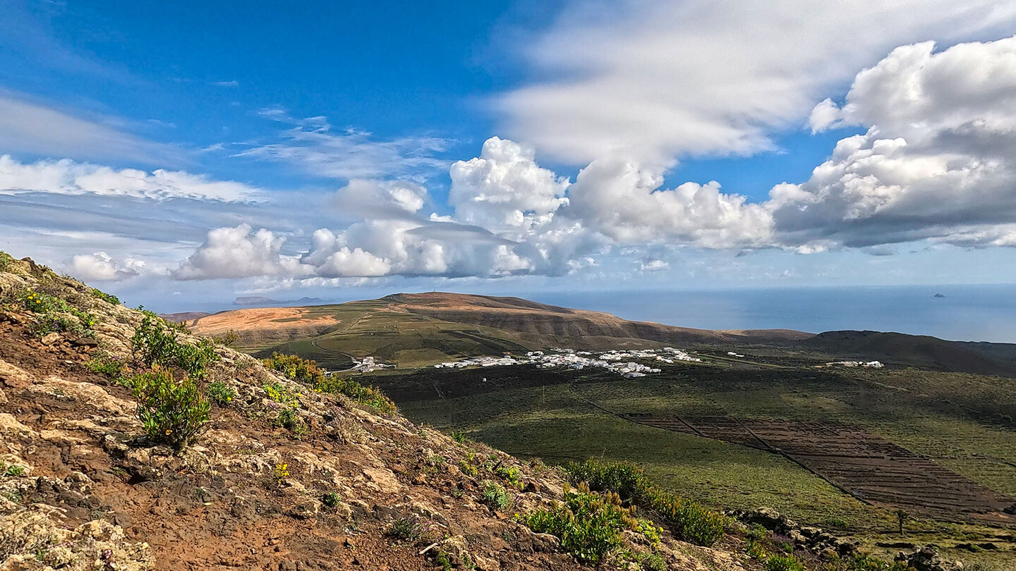Blick über die Hochebene des Famara-Gebirges