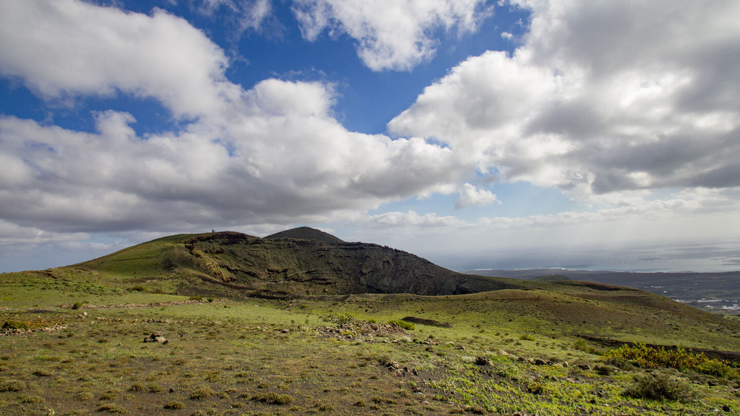Wanderroute am Krater La Quemada