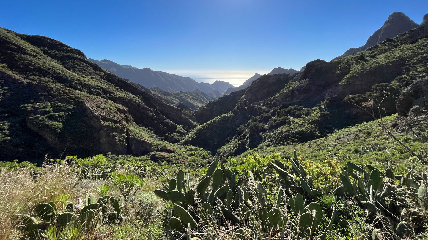 Panoramablick von der Wanderung Canal de Chabuco