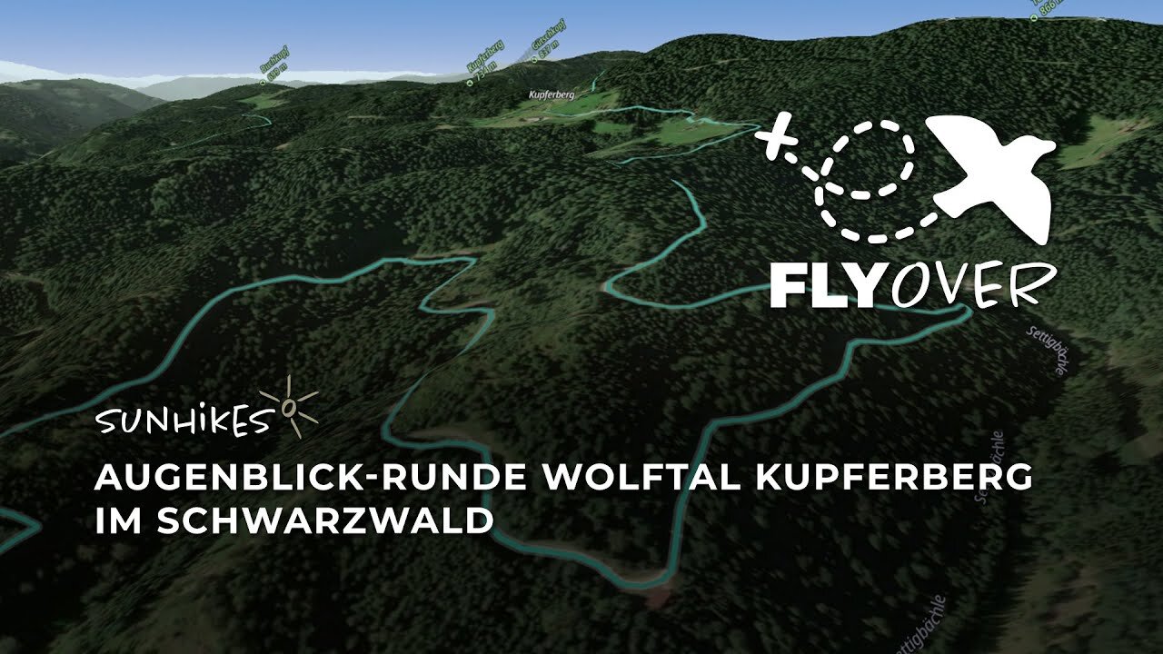 AugenBlick-Runde Wolftal Kupferberg im Schwarzwald – Flyover