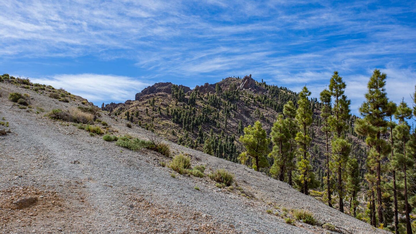 der Montaña Gangarro am Wanderweg Boca de Chavao