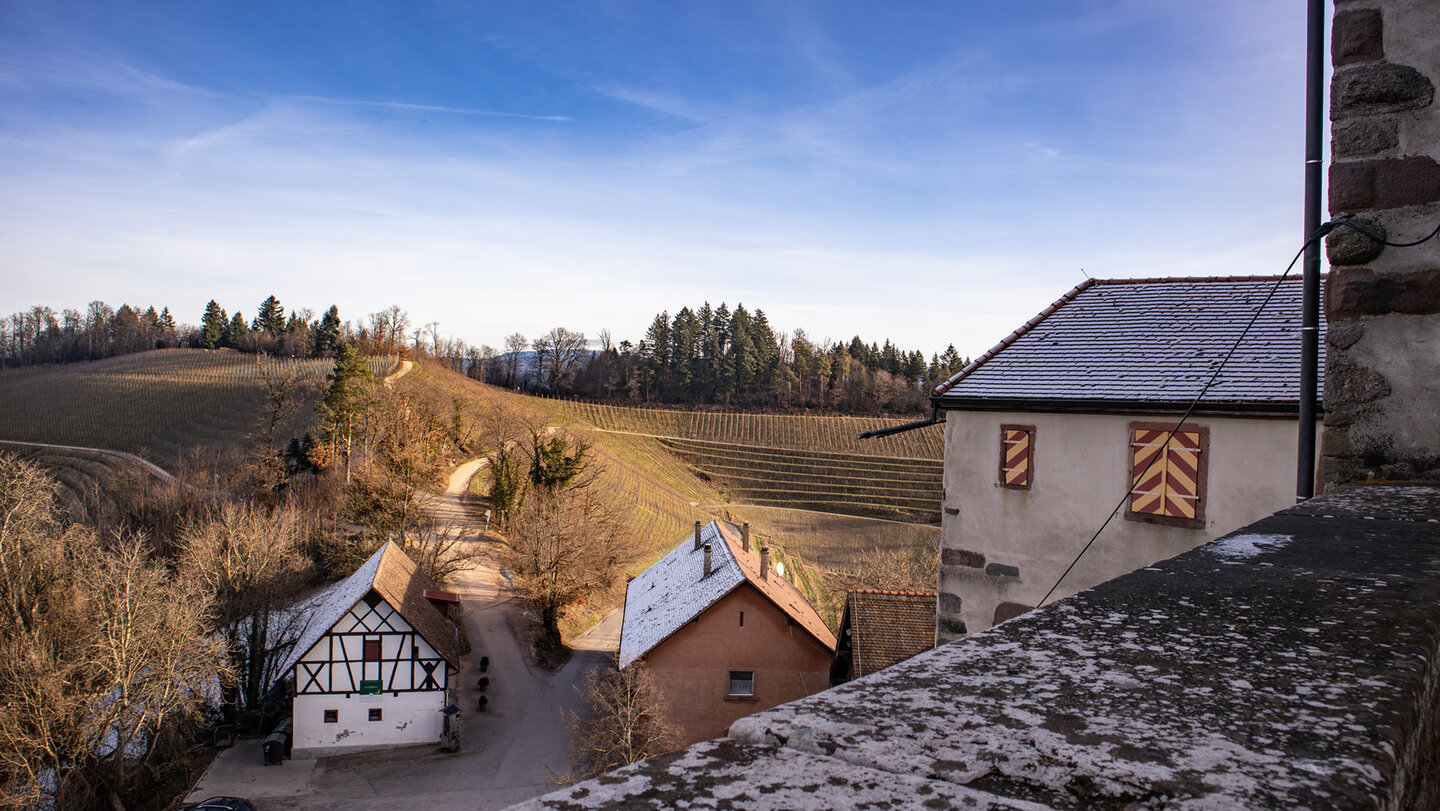 die Wanderroute von Schloss Staufenberg