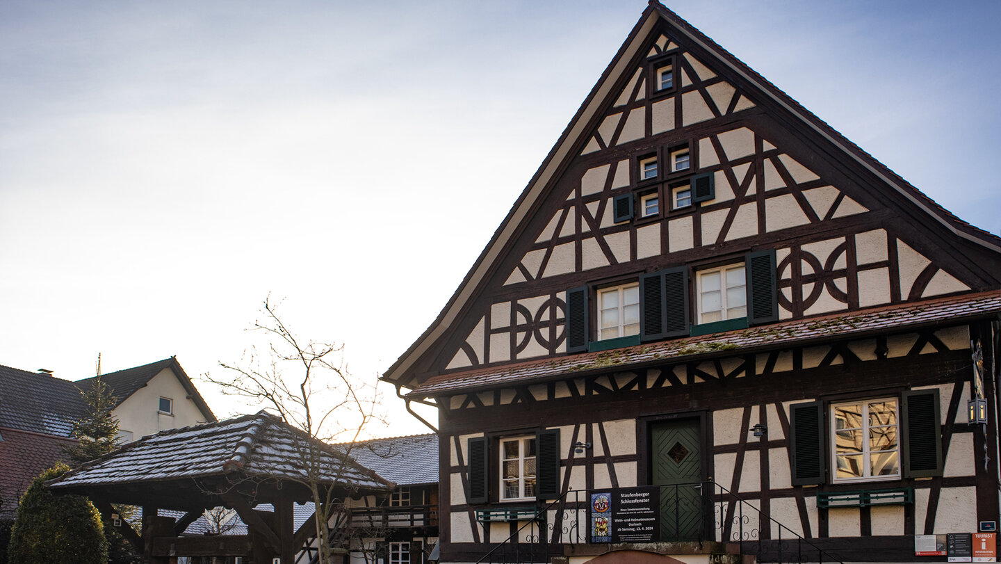 traditionelle Fachwerkhäuser in Durbach
