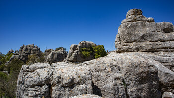 Wanderung durch die Felslandschaft des Naturparks Torcal de Antequera