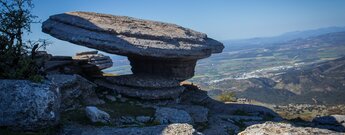 El Sombrerillo ein Wahrzeichen des Torcal de Antequera