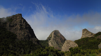 die Vulkanschlote am Monumento de los Roques vom Wanderweg GR-131