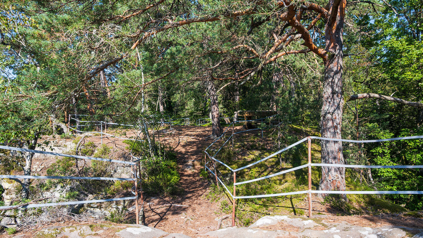 das gesicherte Areal am Krappenfels bei Eppenbrunn das gesicherte Areal am Krappenfels bei Eppenbrunn