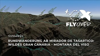 Rundwanderung Mirador de Tasartico & Montaña del Viso auf Gran Canaria– Flyover